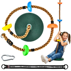 HeyZoo tree swing large disc and platforms setup