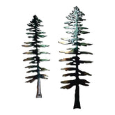 HG Artworks forest pine trees wall art copper finish for wall decor