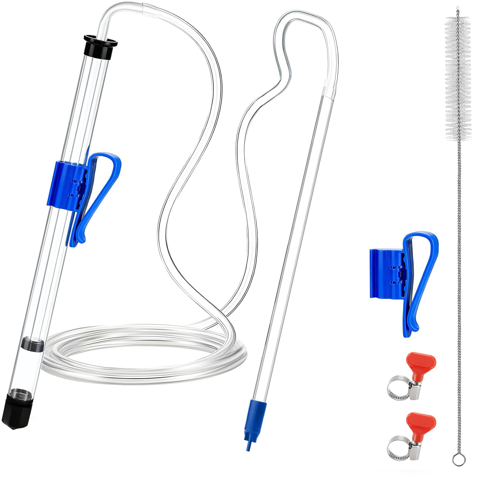 Hgkeke 14 inch auto siphon with bottle wand setup
