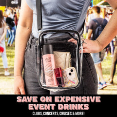 Hidden alcohol flasks set for travel