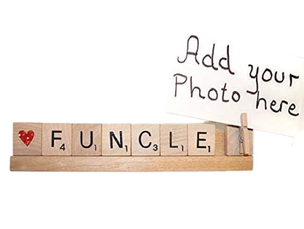 Hiding Place Boutique handmade Funcle Frame uncle gift close up