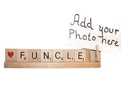 Hiding Place Boutique handmade Funcle Frame uncle gift close up