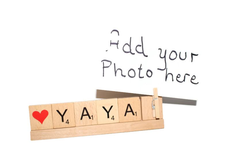 Hiding Place Boutique Handmade Love Yaya Frame with photo inside