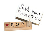 Hiding Place Boutique Handmade Pop Frame grandpa photo holder with red heart embellishment