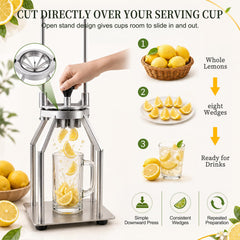 High-clearance electroplated stand fits over standard cups
