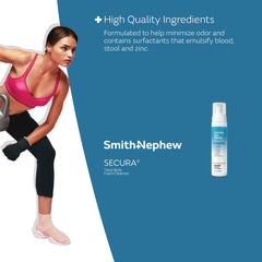 High-density foam cleanser with pump dispenser for home care