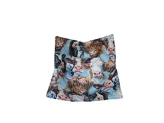 Highland Cows soup bowl cozy reversible design