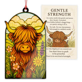 HighlandCow Suncatcher Decor ornament detail