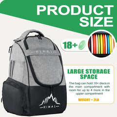 Drawstring-lock water bottle holder on HIMAL bag