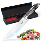 Hinye 8 inch chef knife blade with unibody design