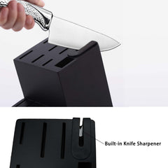 HISSF 6.5 inch serrated utility knife blade close up