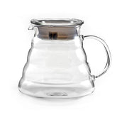 Hiware 600ml coffee server clear glass carafe