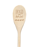 Hold Your Horses Derby Wooden Spoon 14x2 inches