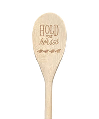 Hold Your Horses Derby Wooden Spoon 14x2 inches