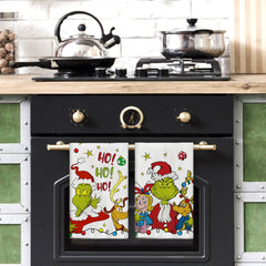 Machine washable in cold water care for Yarcooly Christmas Kitchen Towels