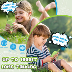 Durable ABS plastic kid walkie talkies with smooth edges