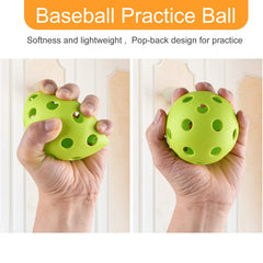 Hollow light plastic balls safe for all ages with drawstring bag
