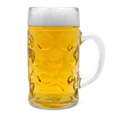 Home to Table Oktoberfest 44 oz dimpled glass beer mug