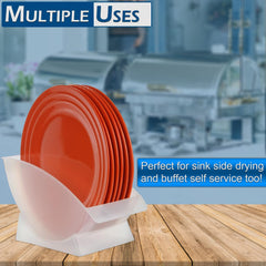 Upright plate holder by Home-X for easy access