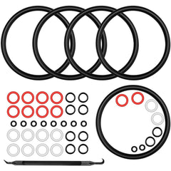 Homebrew gasket set 46 pcs corny keg o rings red white color coded