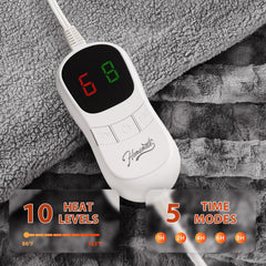 10 heat level Homemate heated blanket for customizable warmth