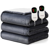 Homemate electric heated heating blanket queen size 84x90 on bed