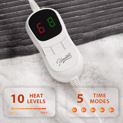 10 heat levels adjustable warmth Homemate blanket