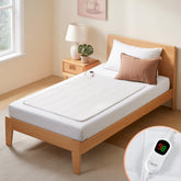 Homemate heated mattress pad mini twin size on bed