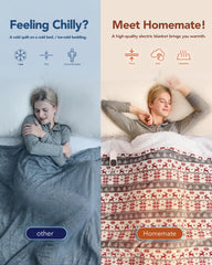 ETL Cert safety label on Homemate blanket