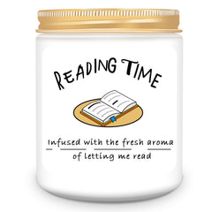 Homsolver book lover candle product image