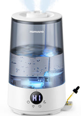 Homvana humidifier 3.6 liter top-fill design in grey