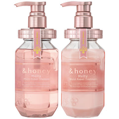 &honey Melty Moist Repair Set shampoo and conditioner duo packaging