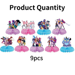honeycomb desk decorations for parties and offices