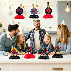 3D honeycomb design party decorations for tables