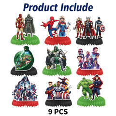 Movie themed design with lively cartoon characters for party tables