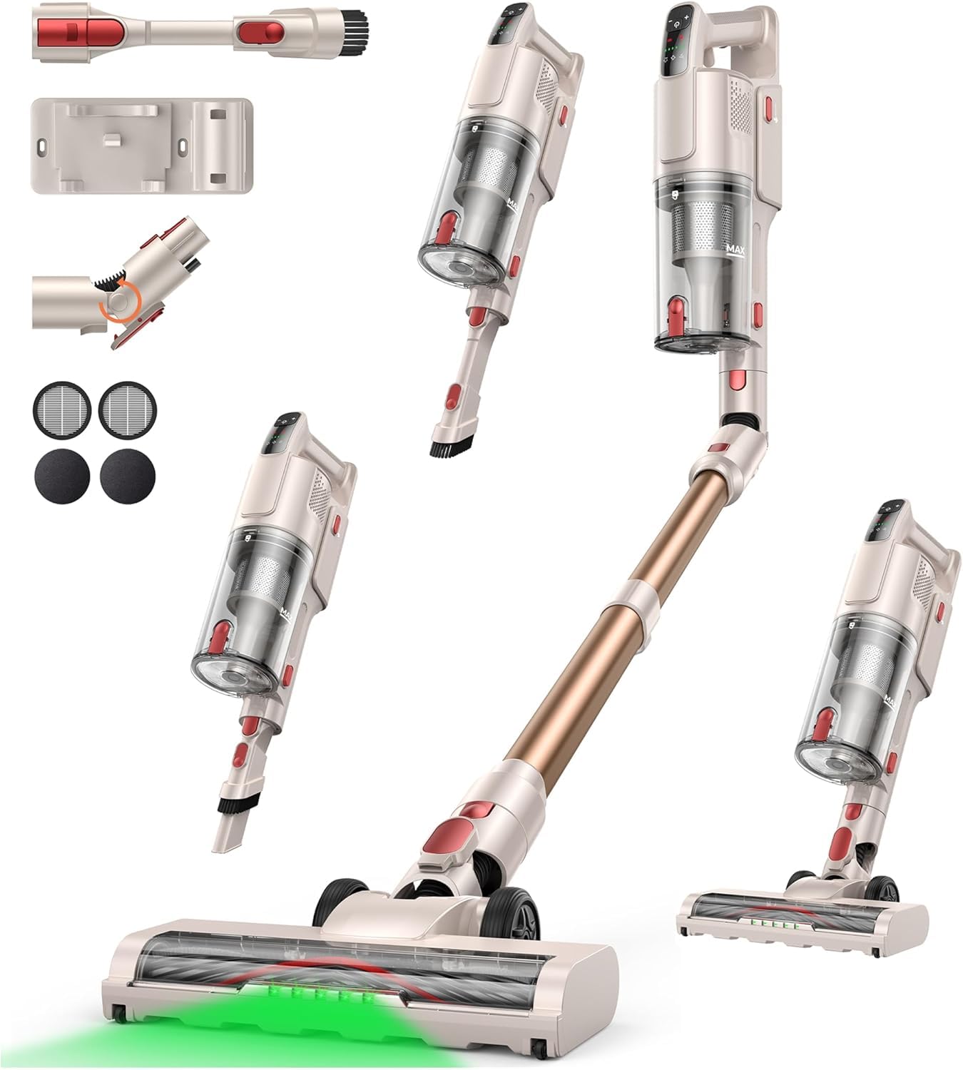 Honiture Clean Hero 12 cordless vacuum cleaner front view