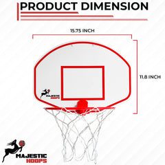 4 inch mini basketball included with hoop
