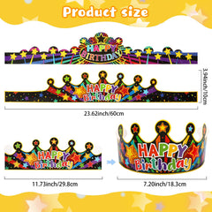 60 x 10 cm cardboard crowns with waterproof film