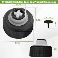 Hoover compatible solution tank cap for PowerDash Pet and SmartWash models