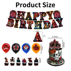 Cake topper and cupcake toppers for TV themed party