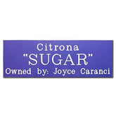 Horse stall sign 12x4 inches