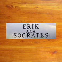 Custom engraved horse stall sign