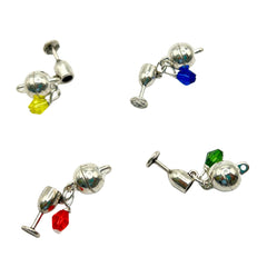 Hostess gift wine glass charms