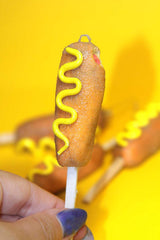 Hotdog Christmas Ornament 3.5 inch size