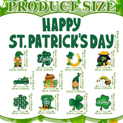 Hoteam St Patrick's Day magnets reusable car refrigerator set