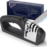 HOTEC 4in1 Knife Sharpener tungsten carbide ceramic system