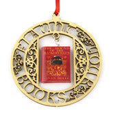 Hound of the Baskervilles clay mini book with wood frame