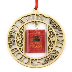 Hound of the Baskervilles clay mini book with wood frame