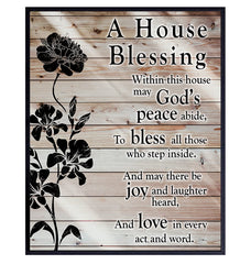 Unframed 8x10 House Blessing Christian Wall Art print