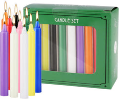 Howemon 40 pack spell chime candles green color in box